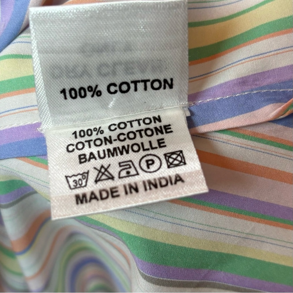 Striped Multicolor Mini Dress - Picture 11 of 12